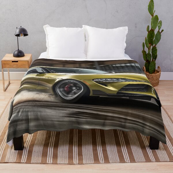 Item preview, Green Toyota Supra Poster – A Bold JDM Statement II designed and sold by AutoPopStudio.