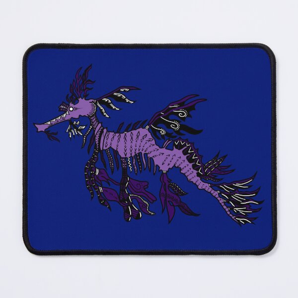 Item preview, Dark Purple Tribal Leafy Seadragon designed and sold by Steeb757.