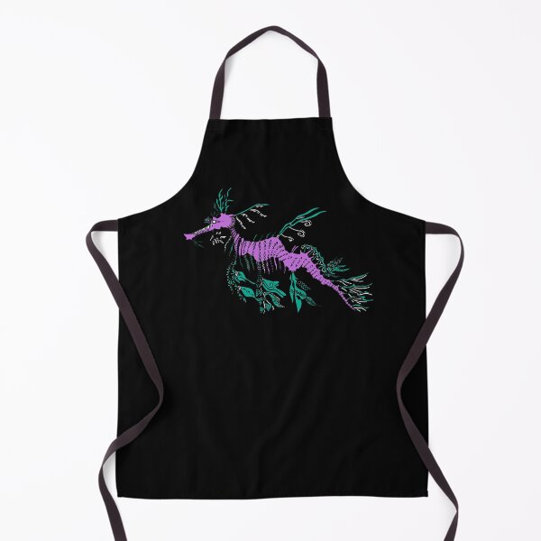 Item preview, Light Purple and Green Tribal Leafy Seadragon designed and sold by Steeb757.