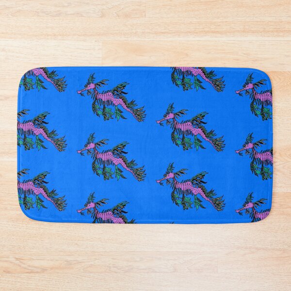Item preview, Light Purple and Green Tribal Leafy Seadragon designed and sold by Steeb757.