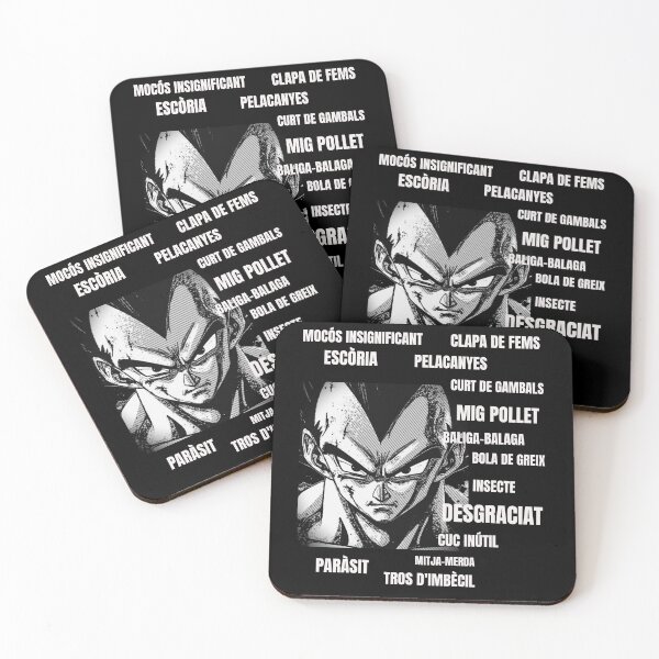 Item preview, Vegeta, insults in Catalan. drac ball designed and sold by Planet Utoppia.