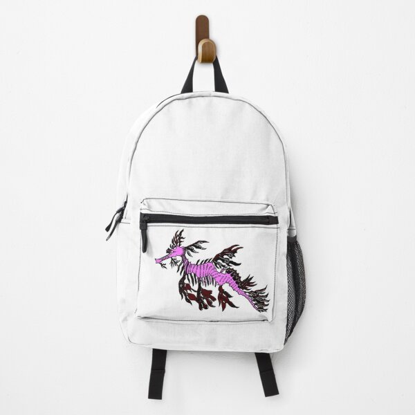 Item preview, Pink and Maroon Tribal Leafy Seadragon designed and sold by Steeb757.