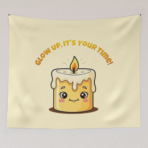 Item preview, Glow Up It’s Your Time Candle designed and sold by buglevel.
