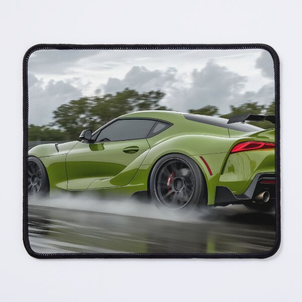 Item preview, Green Toyota Supra Poster – A Bold JDM Statement IV designed and sold by AutoPopStudio.