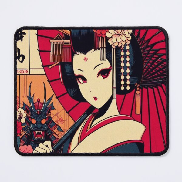 Item preview, Vintage anime geisha designed and sold by Creativnani.