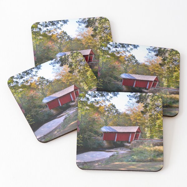 Item preview, Autumn Colors At Campbells Covered Bridge  designed and sold by LisaWootenPhoto.