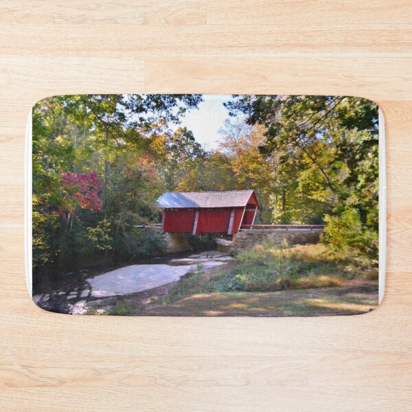 Item preview, Autumn Colors At Campbells Covered Bridge  designed and sold by LisaWootenPhoto.