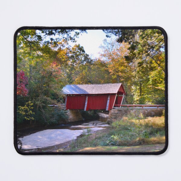 Item preview, Autumn Colors At Campbells Covered Bridge  designed and sold by LisaWootenPhoto.