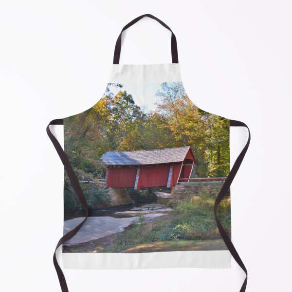 Item preview, Beautiful Campbells Covered Bridge In Autumn designed and sold by LisaWootenPhoto.