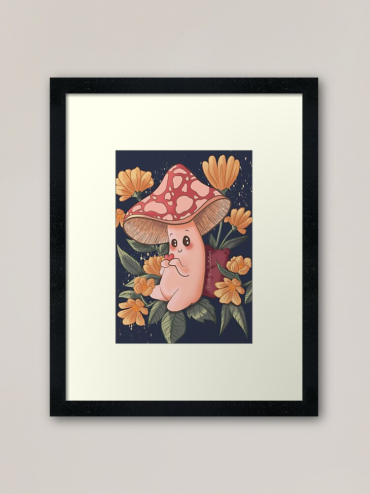 Thumbnail 2 of 7, Framed Art Print, A beginning of love designed and sold by Nanore-art.
