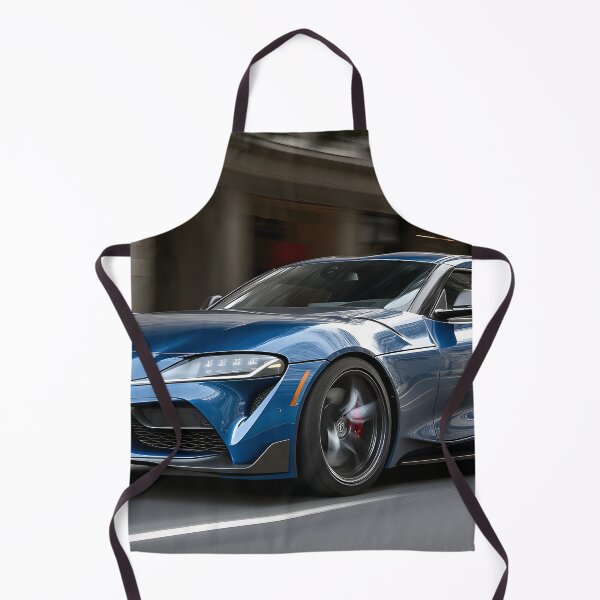 Item preview, Blue Toyota Supra Poster – Iconic JDM Power III designed and sold by AutoPopStudio.
