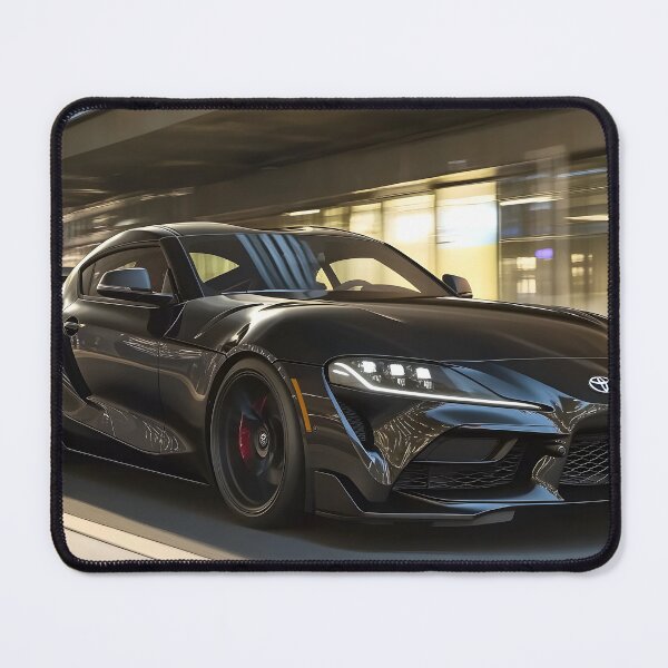 Item preview, Black Toyota Supra Poster – Pure JDM Dominance III designed and sold by AutoPopStudio.