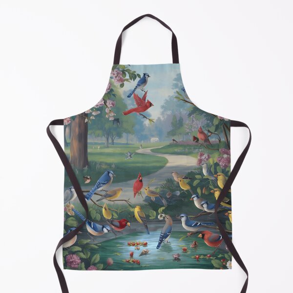 Item preview, Abundant Birds in a Spring Garden designed and sold by NenonoDesigner.