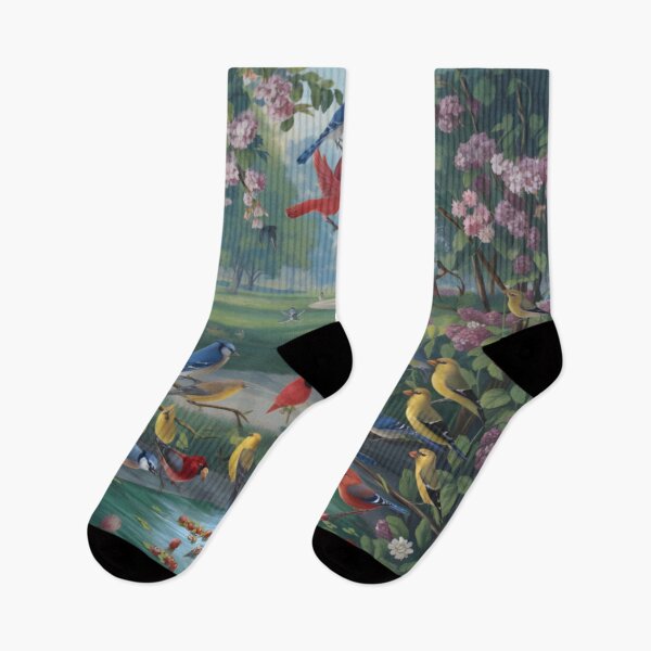 Item preview, Abundant Birds in a Spring Garden designed and sold by NenonoDesigner.