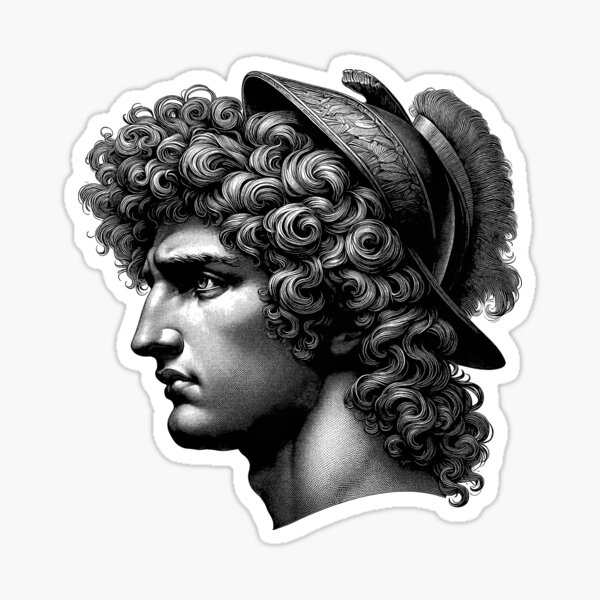 Alexander the Great Portrait  Sticker
