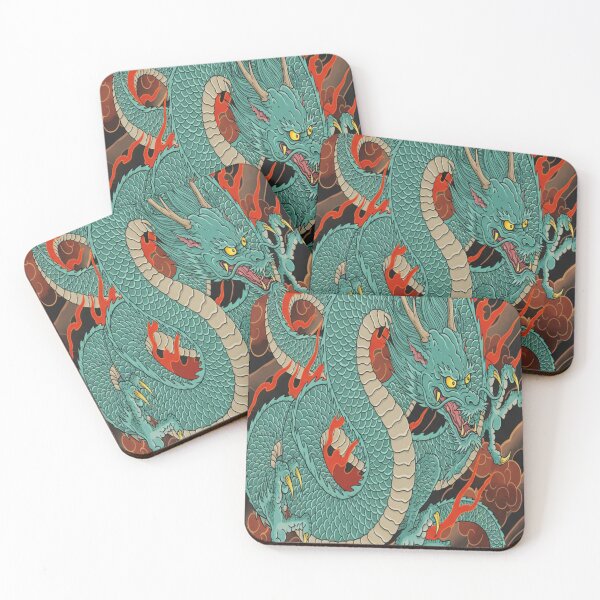 Item preview, Japanese dragon designed and sold by Creativnani.