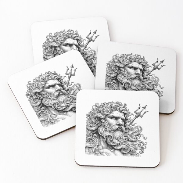Item preview, Poseidon Portrait designed and sold by NTGUILTY.