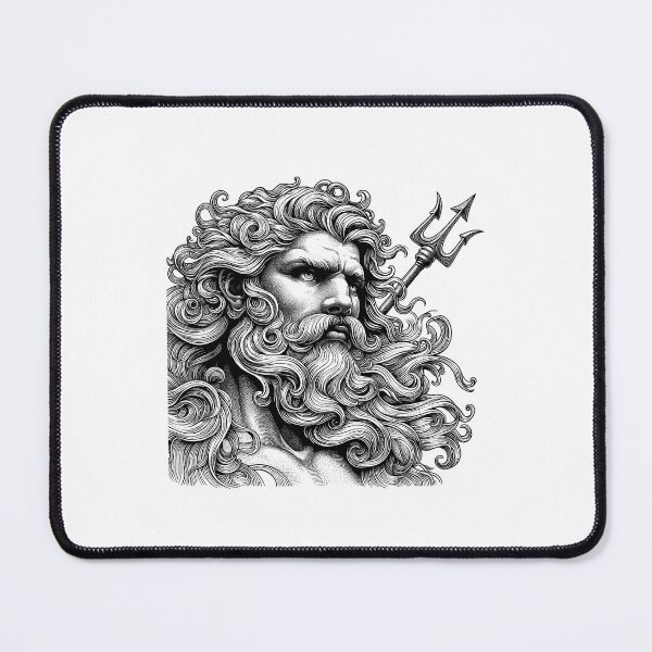 Item preview, Poseidon Portrait designed and sold by NTGUILTY.
