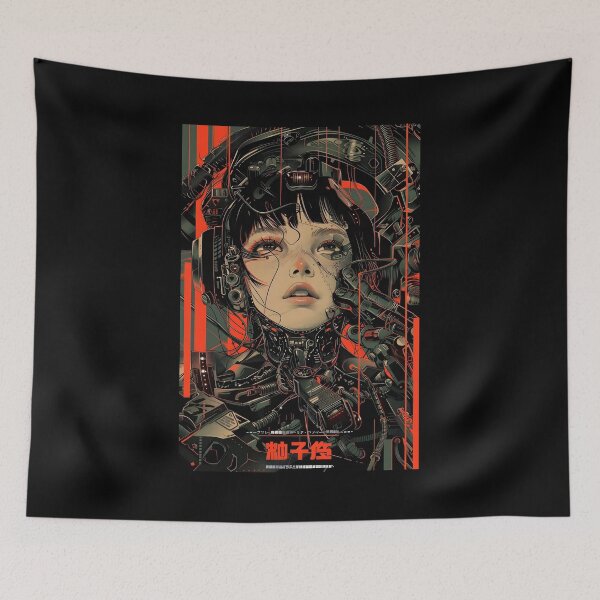 Item preview, Cyberpunk manga girl waifu designed and sold by KOB-DESIGN ⭐⭐⭐⭐⭐.