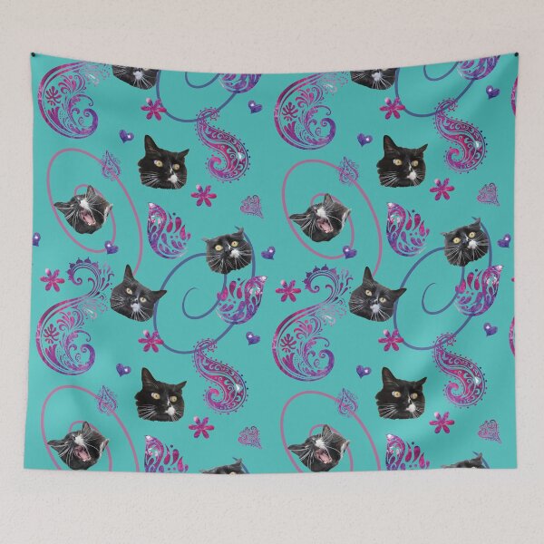 Item preview, Paisley Steve in Turquoise Blue designed and sold by Teresa-Deak.