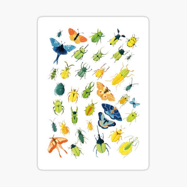 Vista previa del artículo con la obra «Muro de insectos», diseñado y vendido por Nanore-art.