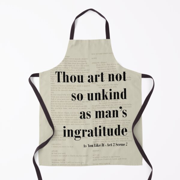 Item preview, Mans Ingratitude As You Like It Shakespeare Quote designed and sold by kakarikihill.