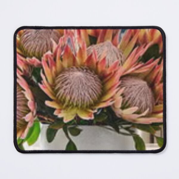 Item preview, GIANT KING PROTEA BURNT ORANGE FLOWER VASE designed and sold by Shelbineshop.