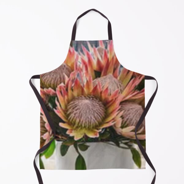 Item preview, GIANT KING PROTEA BURNT ORANGE FLOWER VASE designed and sold by Shelbineshop.