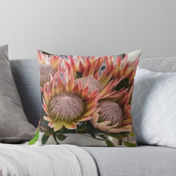 Item preview, GIANT KING PROTEA BURNT ORANGE FLOWER VASE designed and sold by Shelbineshop.