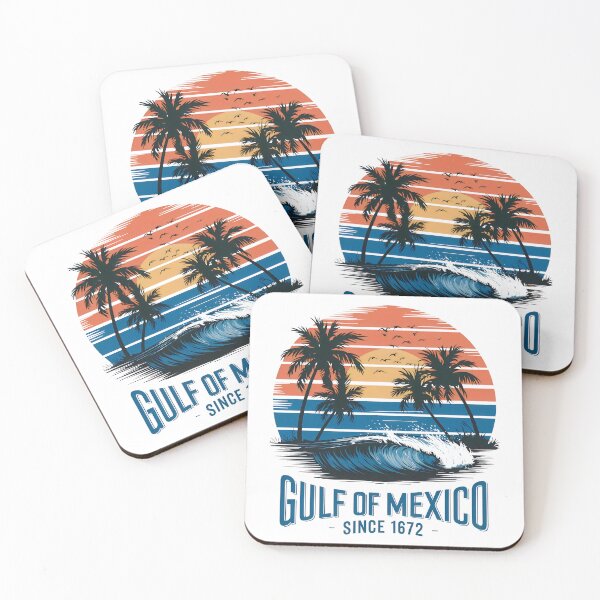 Item preview, Gulf of Mexico Vintage Sunset designed and sold by WolfeMoonMerch.