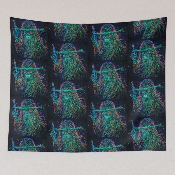 Item preview, Chewbacca Star Wars Art Colorful Design Fantasy designed and sold by ART ATTACK ZONE.