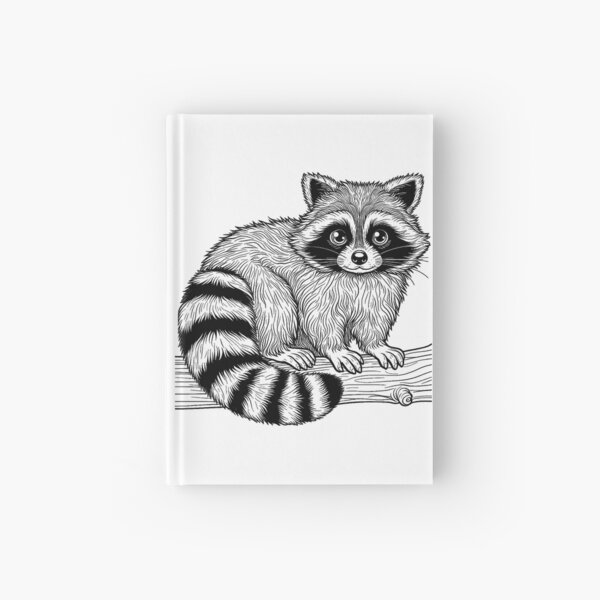Vista previa del artículo con la obra «Mapache adorable», diseñado y vendido por NTGUILTY.