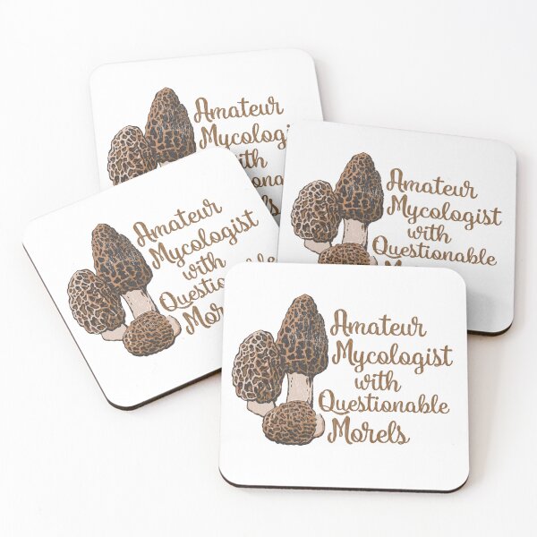 Item preview, Amateur Mycologist with Questionable Morels - Funny Mushroom Foraging Pun designed and sold by RogueCreative.