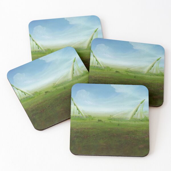 Item preview, Brushstrokes - Brushes protrude from the meadow designed and sold by art paintings.