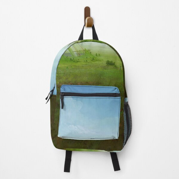 Item preview, Brushstrokes - Brushes protrude from the meadow designed and sold by art paintings.