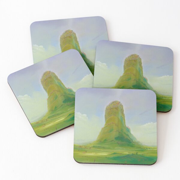 Item preview, Viewpoints - towering mountain in portrait format designed and sold by art paintings.