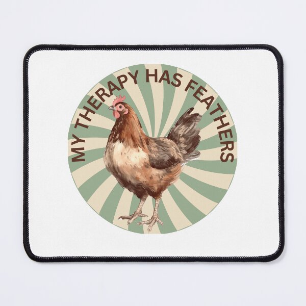 Item preview, MY THERAPY HAS FEATHERS designed and sold by DanaTees.