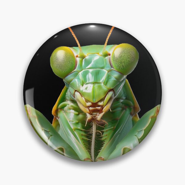 Item preview, Green Praying Mantis, Eerie Insect Art designed and sold by Phat Dog Designs .