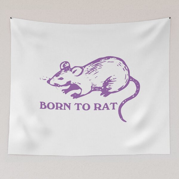 Item preview, Born to rat designed and sold by Chaos Haven.