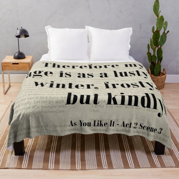 Item preview, Lusty Winter As You Like It Shakespeare Quote designed and sold by kakarikihill.