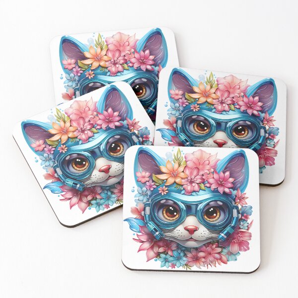 Artikelvorschau, „Floral Meow: Die Fliegerkatze“ entworfen und verkauft von nidiana15.