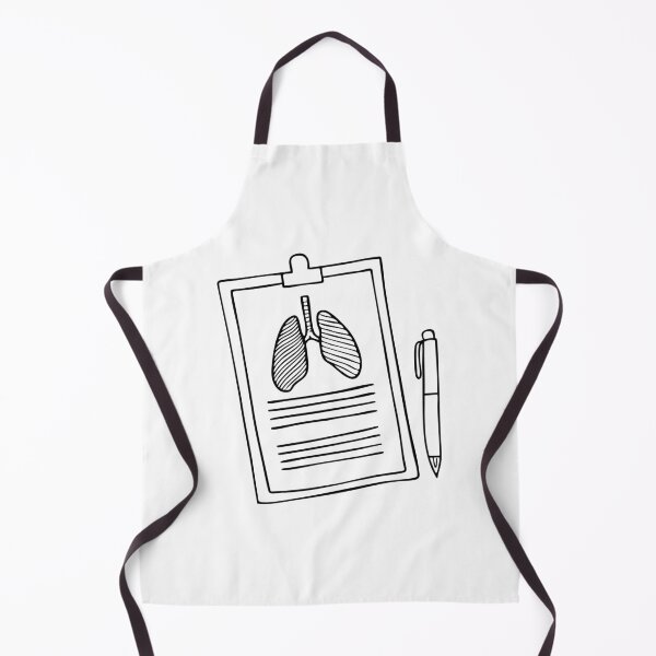 Item preview, A medical report and pen with an image of a chest X-ray scan attached designed and sold by rasagamastore.