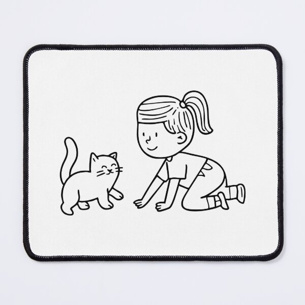 Item preview, A toddler crawling, imitating the movements of a cat on the floor designed and sold by rasagamastore.