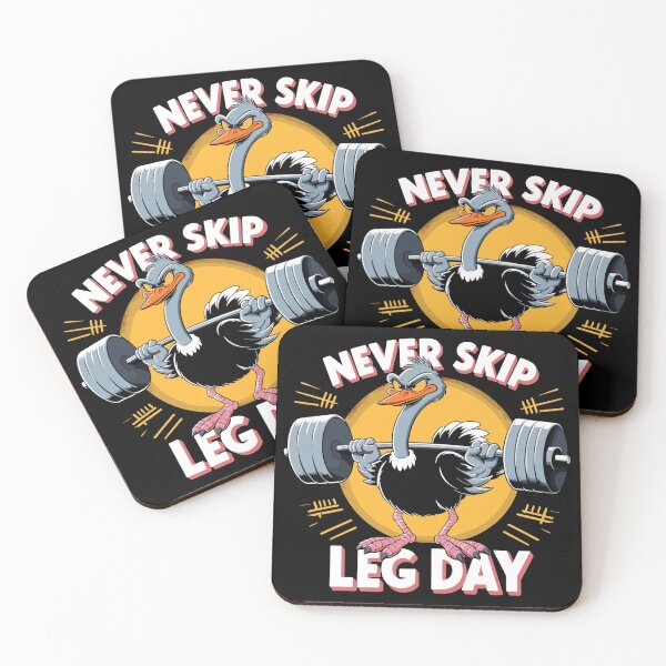 Item preview, Leg Day Ostrich Leg Training Funny Gym Gift designed and sold by Pineapple-Tree.