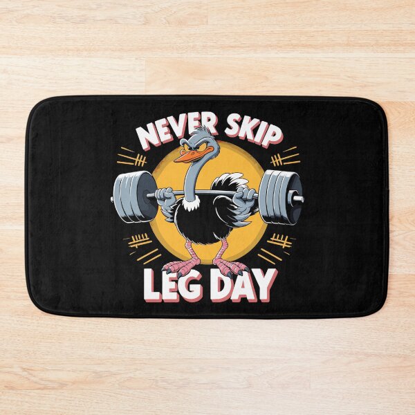 Item preview, Leg Day Ostrich Leg Training Funny Gym Gift designed and sold by Pineapple-Tree.