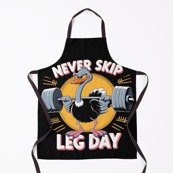 Item preview, Leg Day Ostrich Leg Training Funny Gym Gift designed and sold by Pineapple-Tree.