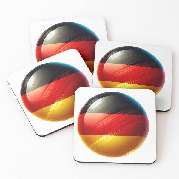 Item preview, Germany Circle Flag Watercolour Style designed and sold by FlagWardrobe.