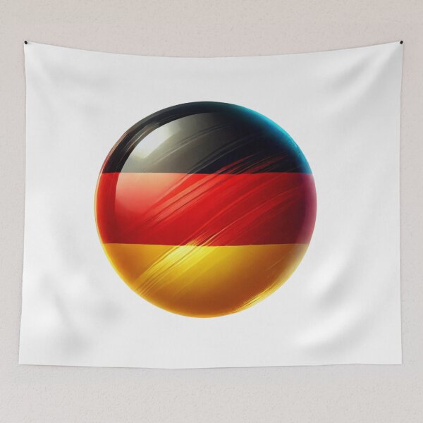Item preview, Germany Circle Flag Watercolour Style designed and sold by FlagWardrobe.