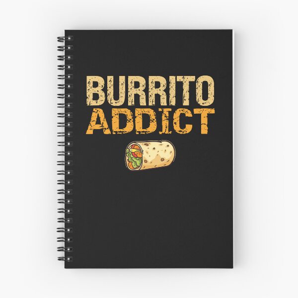 Artikelvorschau, Burrito-Süchtiger, lustiger Essensliebhaber entworfen und verkauft von SharpThreadZ.