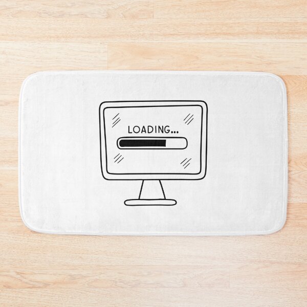 Item preview, A progress bar loading on a computer screen, indicating completion designed and sold by rasagamastore.